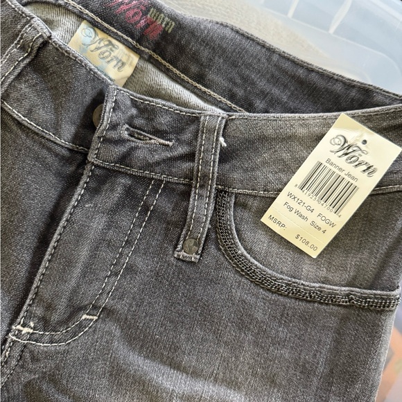 Vervet Women's Boot Cut Jeans - Charcoal - Picture 1 of 2
